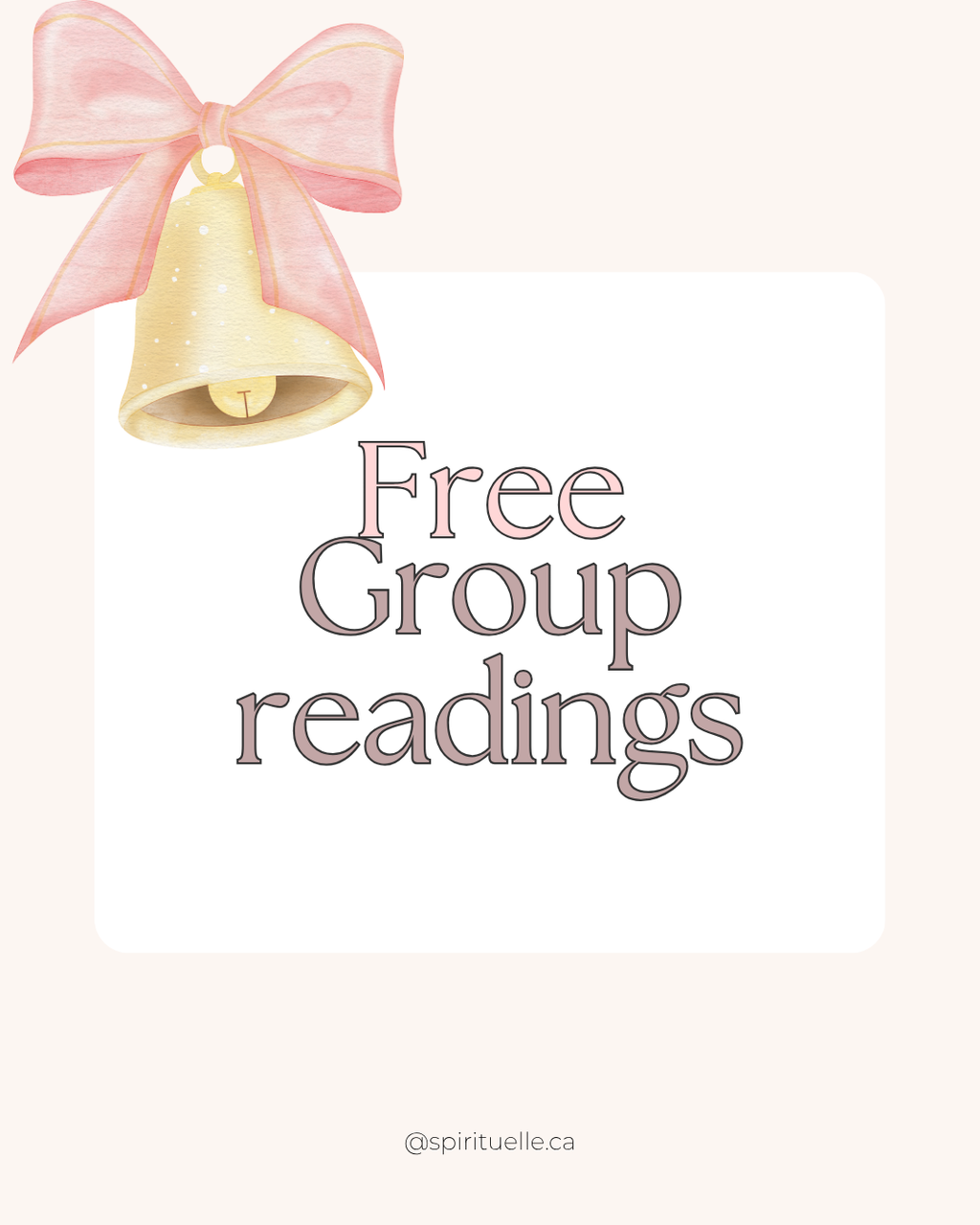 Free holiday group readings (read description)