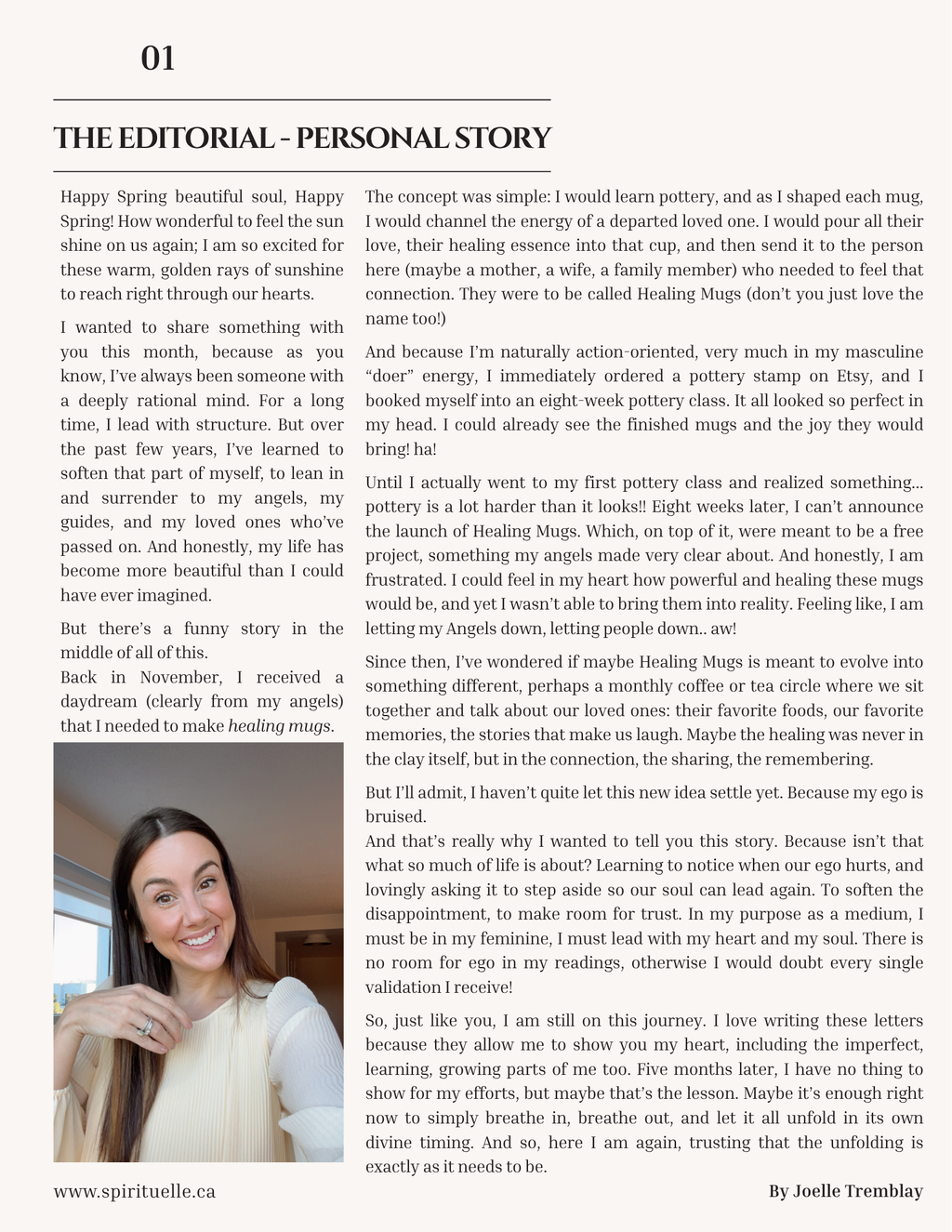 ✨ The Spirituelle Letter: A monthly spiritual Micro-Magazine ✨