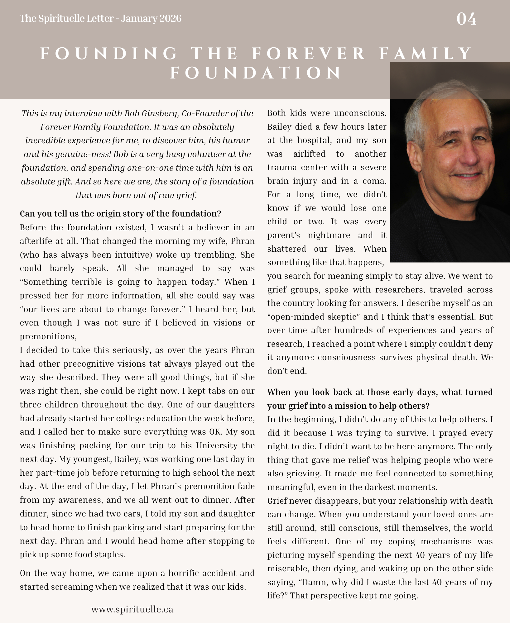 ✨ The Spirituelle Letter: A monthly spiritual Micro-Magazine ✨
